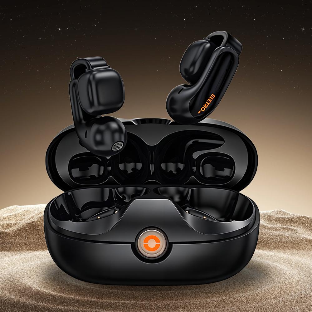 Fone Bluetooth open-ear Eletro com clip esportivo para uso sem fio